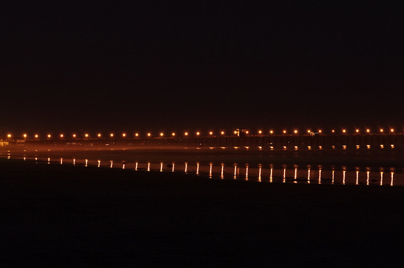 Pier Lights at Night